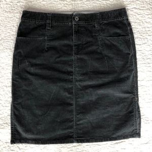 The North Face Charcoal Corduroy Skirt
